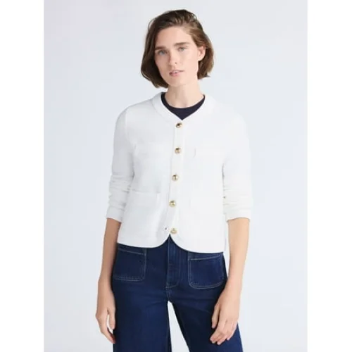 Free Assembly Women's and Women's Plus Textured Cardigan Sweater with Welt Pockets, Lightweight, Sizes XS-4X