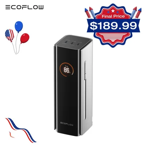 EcoFlow 300W 27650mAh Rapid Pro Power Bank 4-Port Portable Charger 99.54Wh