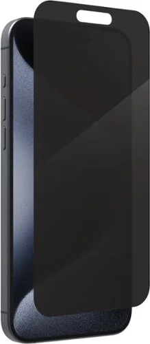 ZAGG - Glass Elite Privacy Maximum Impact & Privacy Filtering Screen Protector for Apple iPhone 15 Pro Max - Tinted