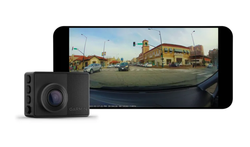 Garmin Dash Cam 67W with 1440p and 180 Degree Field of View 010-02505-05