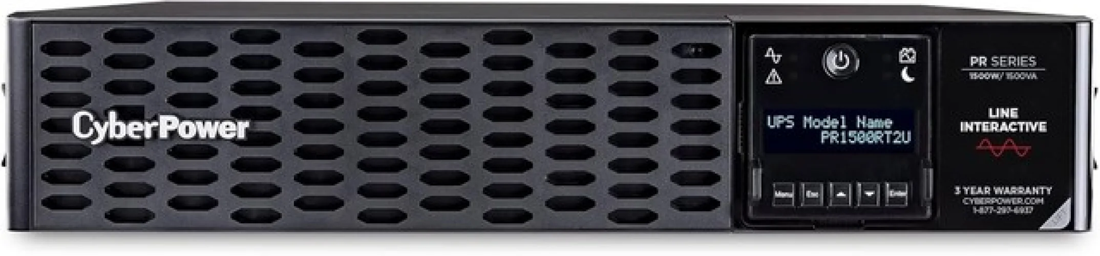 CyberPower PR1500RT2UN-R Sinewave UPS System, 1500VA/1500W-Certified Refurbished