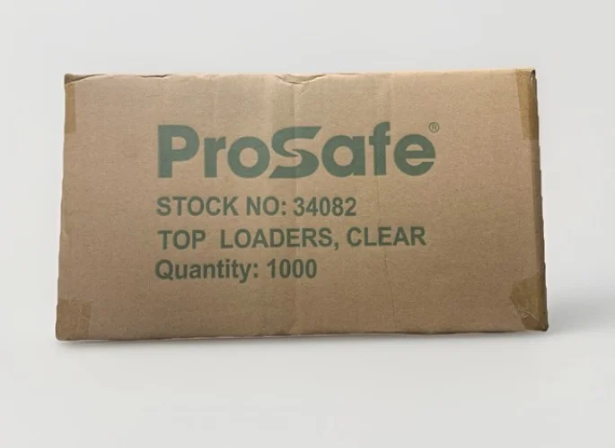 1000 PRO Safe 3" x 4" Standard Card Size BCW Top Loaders 35 Pt Ultra Clear