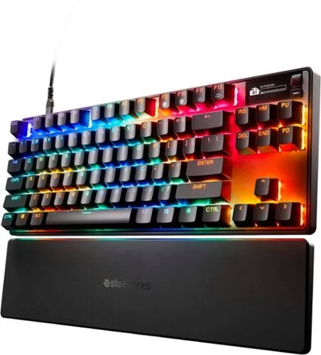 SteelSeries - Apex Pro TKL Gen 3 Wired Mechanical OmniPoint Adjustable HyperMagnetic Gaming Keyboard with Rapid Tap - Black