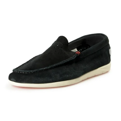 Puma X Scuderia Ferrari Mn's Black Suede Leather Slip On Loafers Car Shoes