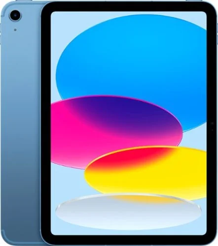 Geek Squad Certified Refurbished 10.9-Inch iPad (10th Generation) 64GB Blue (Unlocked) with Wi-Fi + Cellular