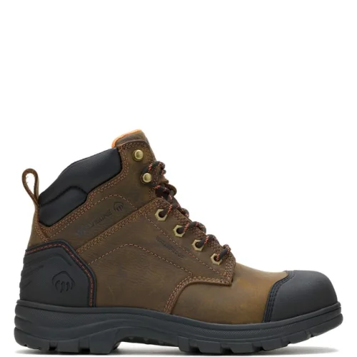 Wolverine Men Carlsbad Cap-Toe 6" Steel-Toe Work Boot Shoes