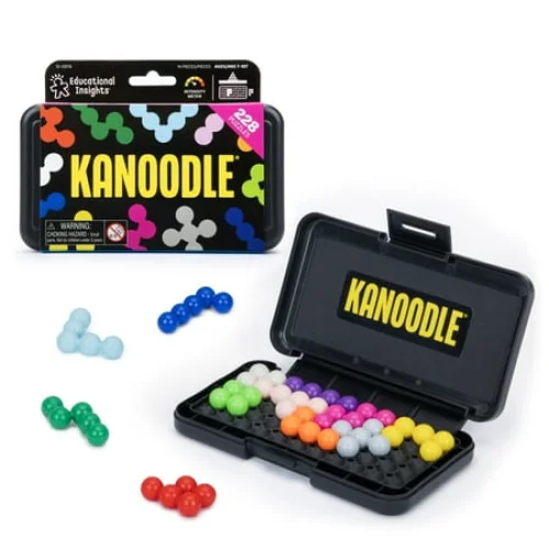 Educational Insights Kanoodle 3D Brain Teaser Puzzle Game, 227 Challenges, Ages 7+