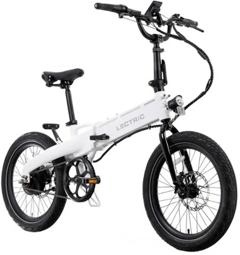 Lectric eBikes - XP Lite2 Foldable eBike: 45 miles Max Operating Range & 20 mph Max Speed - Unisize - Arctic White