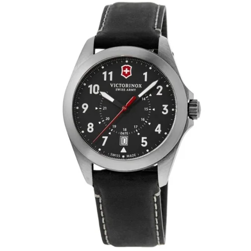 New Victorinox Swiss Army Heritage Quartz Black Dial Men's Watch 241963