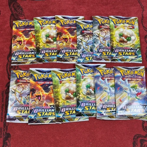 POKEMON LOT OF 36 SEALED SWSH Brilliant Stars BOOSTER PACK PACKS  NEW = BOX QTY
