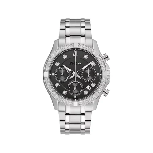 Bulova Women's Classic Chronograph Small Second Quartz Watch 44MM 96J119