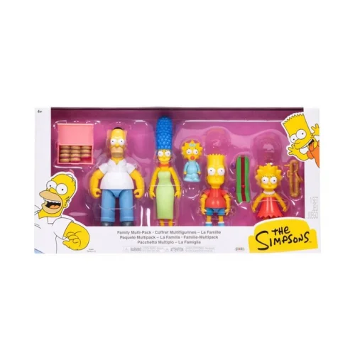 The Simpson's 5" Figures Family 4 Pack Action Figure
