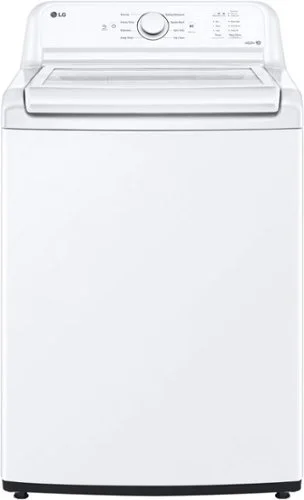 LG - 4.1 Cu. Ft. High-Efficiency Top Load Washer with TurboDrum Technology - White