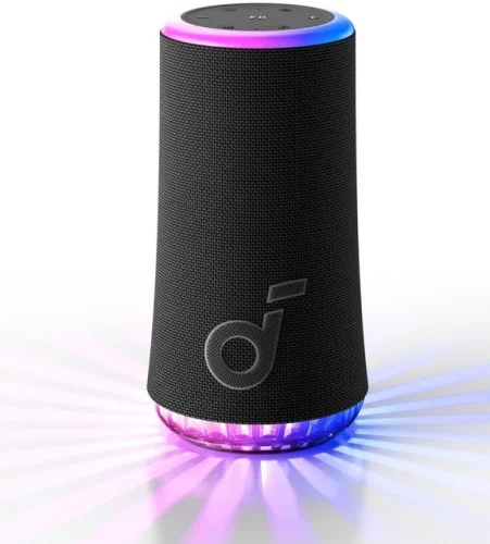 Soundcore Glow Portable Bluetooth Speaker Synchronized Radiant Light IPX7|Refurb