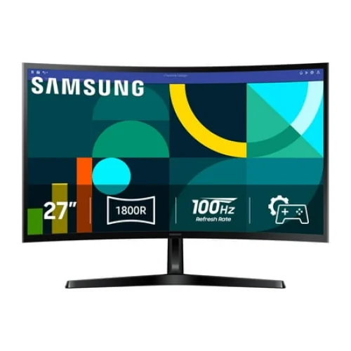 Samsung 27" Essential S3 (S36GD) FHD 100Hz Curved Monitor - LS27D36DGANXZA