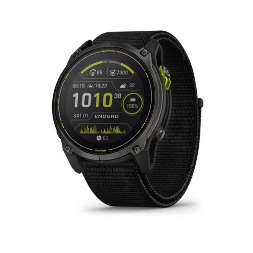 Garmin Enduro 3 - 51mm Solar Sapphire GPS Smartwatch Titanium Black Nylon Strap