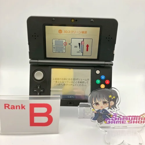 Nintendo new 3DS Black B Rank Console Japanese Language Only 1Day Ship 1105
