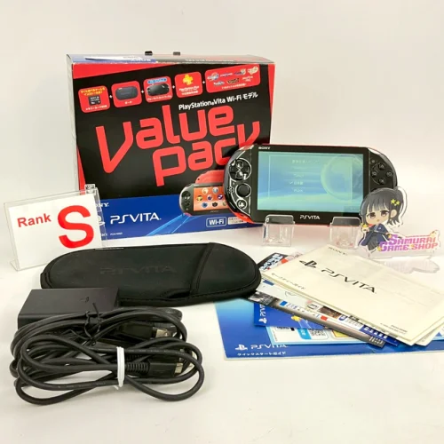 Sony PS Vita Red Black Console Wi-Fi Model Value Pack PCH-2000 Boxed 645