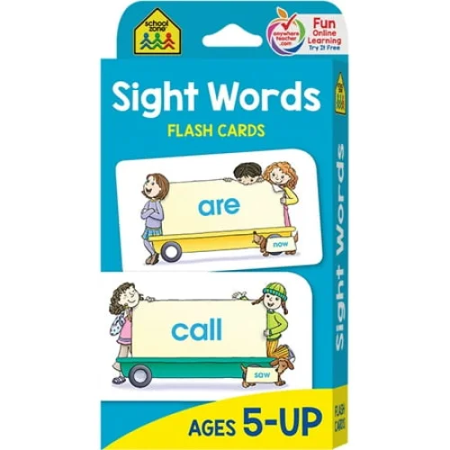 School Zone Sight Words Flash Cards (Revised edition) (Hardcover)