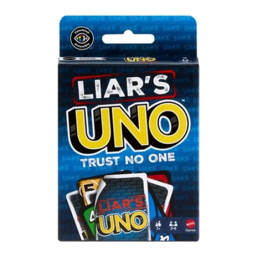 Liar's UNO Card Game for Adults, Kids, Families, Parties & Game Nights, Trick Play & Bluffing