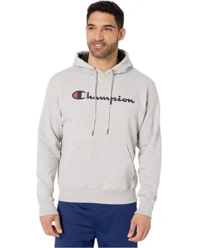 Big Mens Champion Powerblend Fleece Big C Sweatshirt Jacket Hoody New With Tags