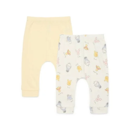 Disney Baby Wishes and Dreams Character Infant Baby Jogger Pants, 2-Pack, Sizes Newborn-18 Months