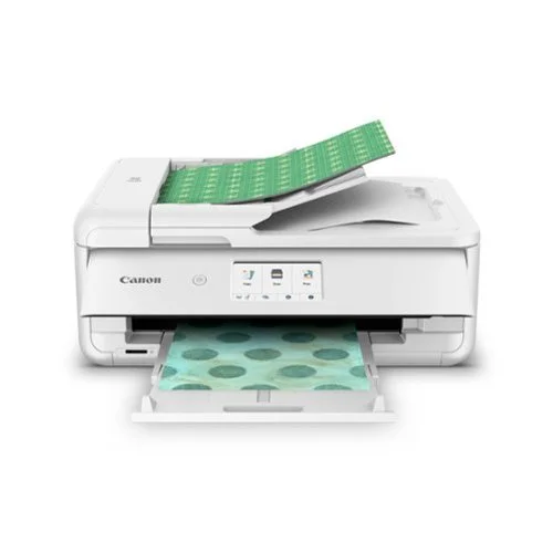 Canon - PIXMA TS9521Ca Wireless All-In-One Inkjet Printer - White