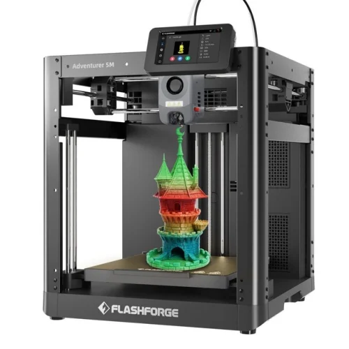 FLASHFORGE Adventurer 5M 3D Printer 600mm/s High-Speed  w/Auto Leveling Printing