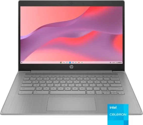HP - 14" Chromebook - Intel Celeron N4500 2021 - 4GB Memory - 64GB eMMC - Modern Grey