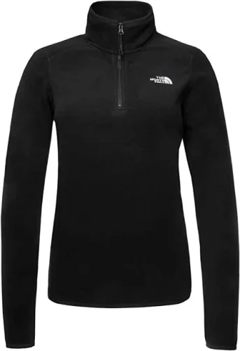 Womens The North Face Ladies TKA Glacier Fleece 1/2 Zip Jacket Coat Top NF New