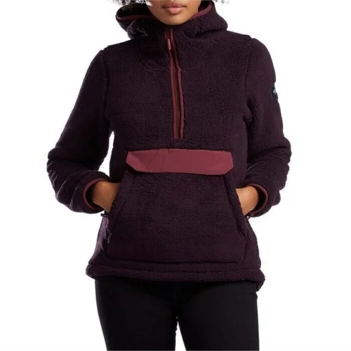 Women's The North Face Campshire Coat Top Fleece Pullover Hoodie Jacket New
