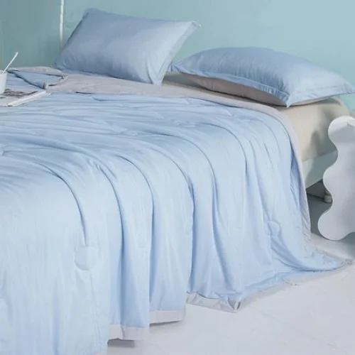 Cooling Blanket for Hot Sleepers, Ice Cooling Summer Blanket, Lightweight Quilt, 27.56 X 39.37 Inch