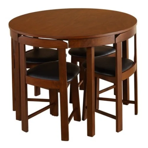 5pc Regent Dining Set Walnut Buylateral