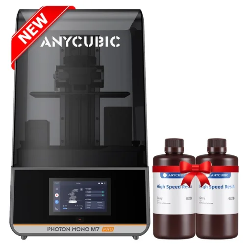 ANYCUBIC Photon Mono M7 Pro 14K Resin LCD 3D Printer with 2KG Resin and 10.1 Inch Display
