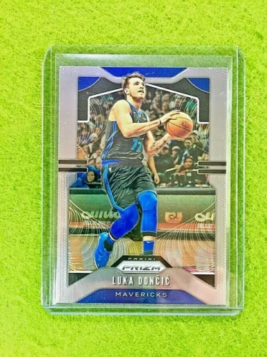 LUKA DONCIC PRIZM CARD JERSEY #77 DALLAS MAVERICKS  2019 Panini Prizm Basketball