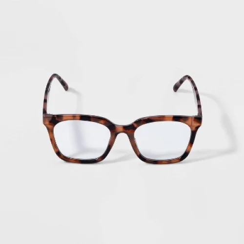 Women's Plastic Square Sunglasses - Wild Fable&trade; Brown: UV Protection, Blue Light Filtering