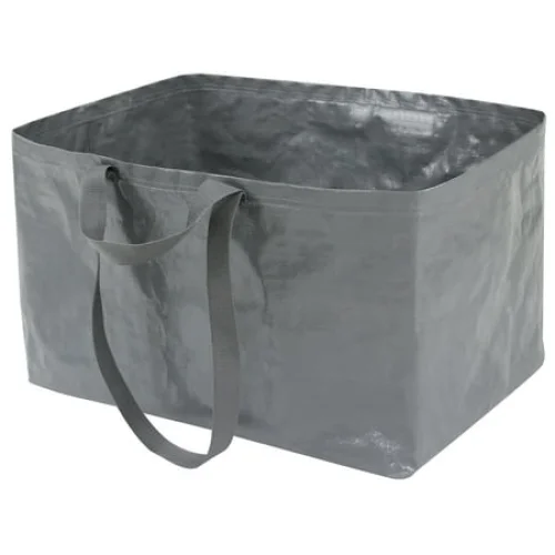 Mainstays Heavy Duty Open Top Storage Bag, Grey, 19 Gallon