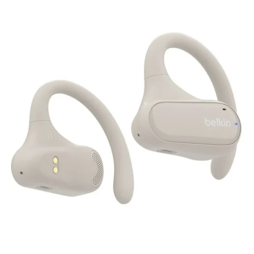 Belkin Open-Ear Earbuds | iPhone Compatible | Secure Ear Hooks for Gym & Running