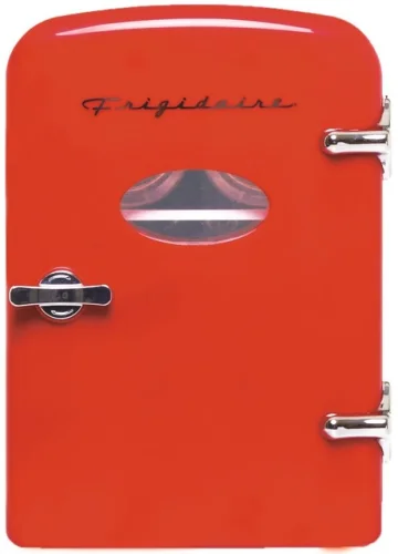 Frigidaire 6 Can/4L Mini Personal Retro Fridge Cooler EFMIS229-RED