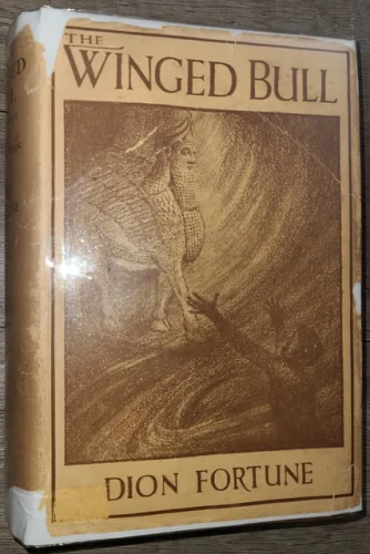 Vtg HC book, The Winged Bull by Dion Fortune, 1935  - 1st edition