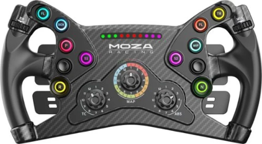 Moza Racing KS Sim Racing GT Style Steering Wheel for PC - Black