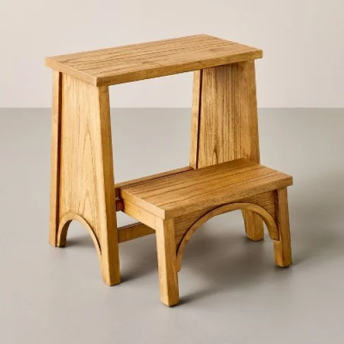 Arch Step Stool Natural - Hearth & Hand&trade; with Magnolia