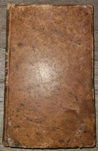 Antique leather book, A Treatise on Self-Knowledge by John Mason, 1828  Vermont