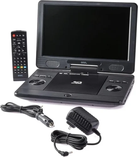 ONN 11" Swivel Screen Portable Blu-Ray/DVD Player w/ HDMI, USB, Ethernet 1000097