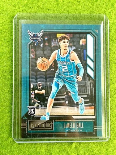 LaMelo Ball Rookie Card Jersey #2 Hornets 2020-21 Panini Playbook LaMelo Ball RC