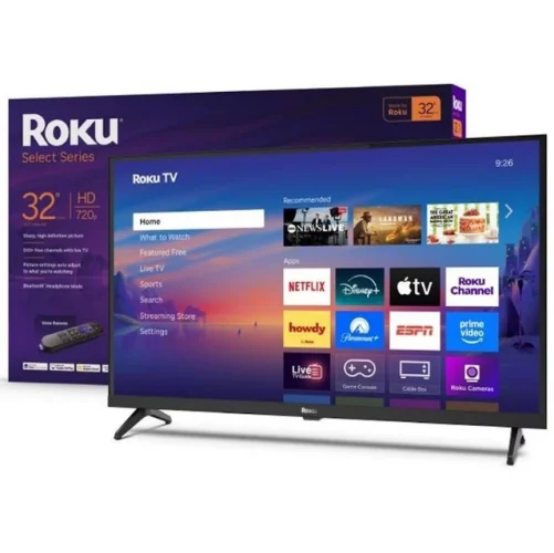 Roku 32" 720p Class Select Series HD LED Black Smart TV 32R2D5