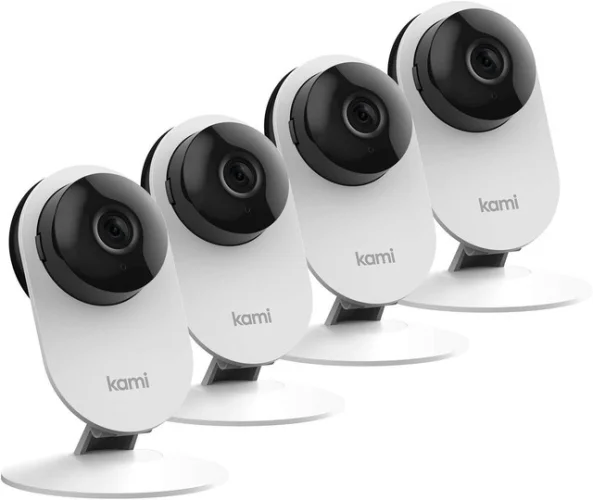 4pcs Kami by YI 1080p WiFi Wireless Indoor Surveillance Security Home IP Camera