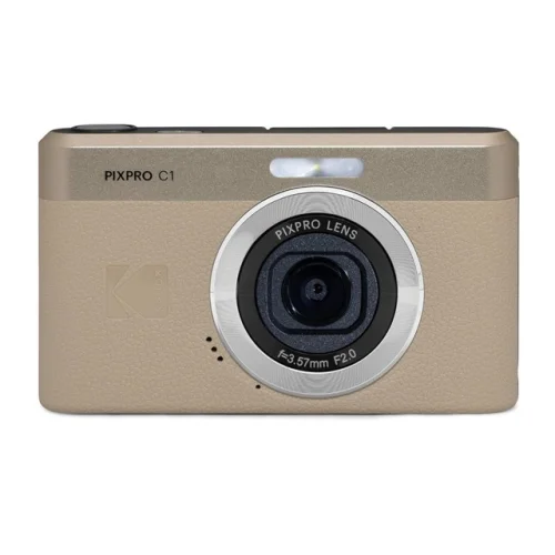 KODAK PIXPRO C1 Friendly Zoom 13MP 1080p Digital Camera (Tan)