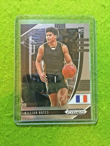 KILLIAN HAYES PRIZM ROOKIE CARD JERSEY #3 FRANCE RC PISTONS 2020 Panini Prizm DP