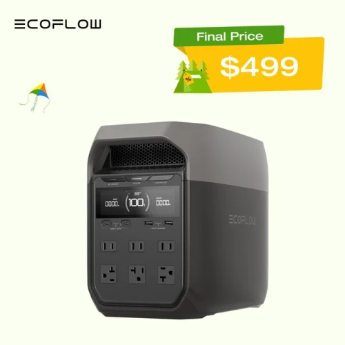 EcoFlow DELTA 3 1024Wh Portable Power Station LiFePO4 Battery for Home Backup